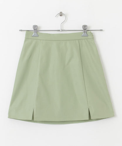 彩色臺形迷你裙