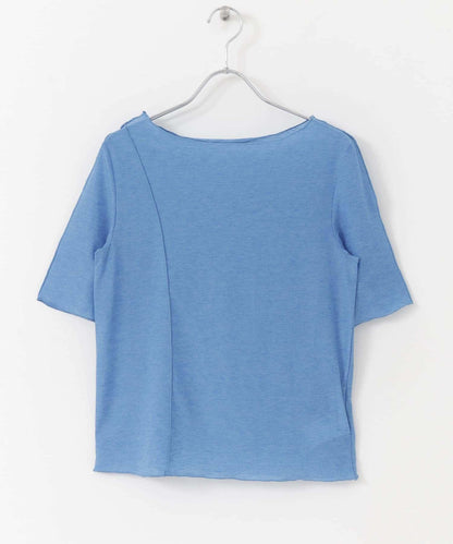 透膚彩色荷葉邊上衣