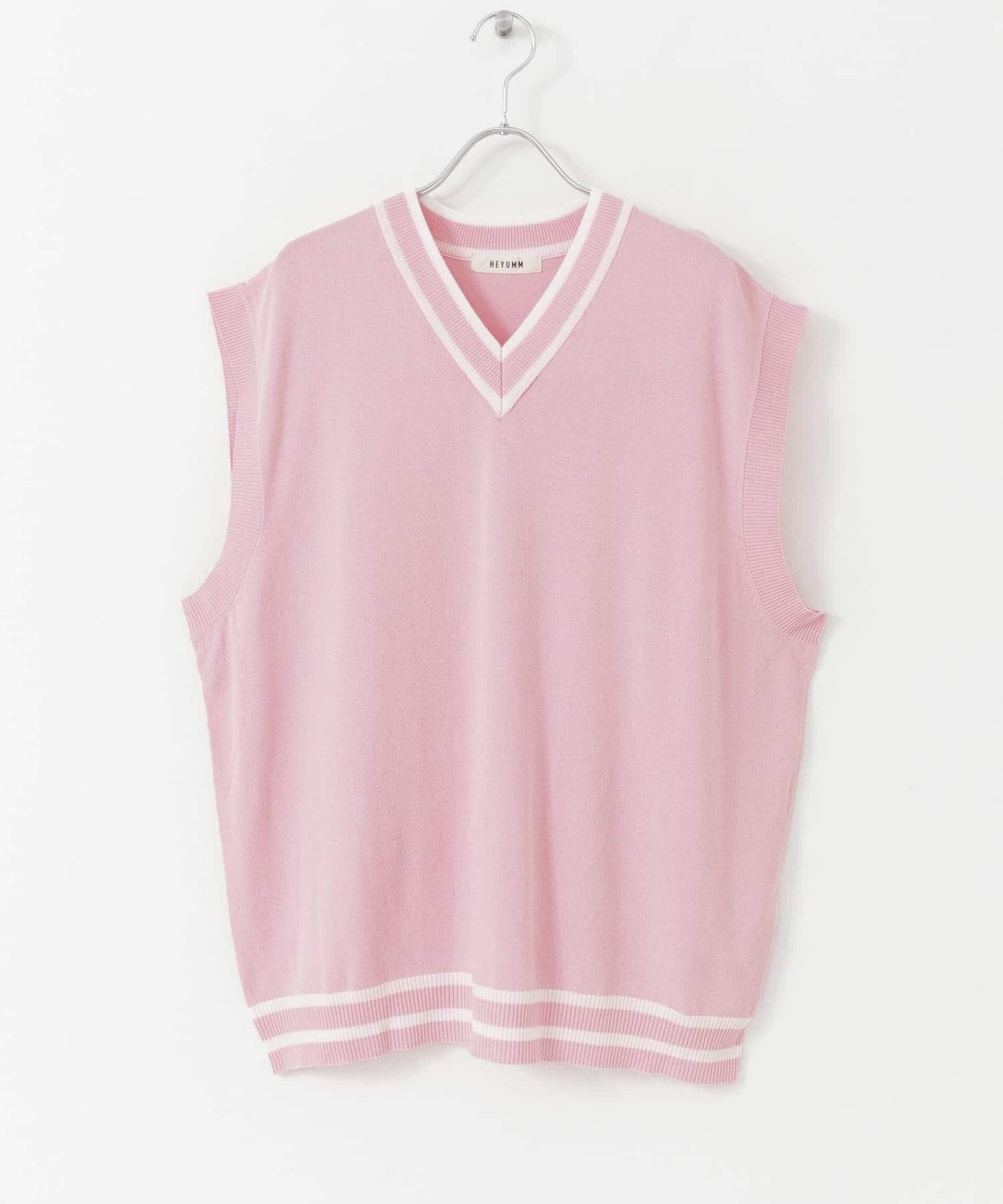 拼色夏季針織背心