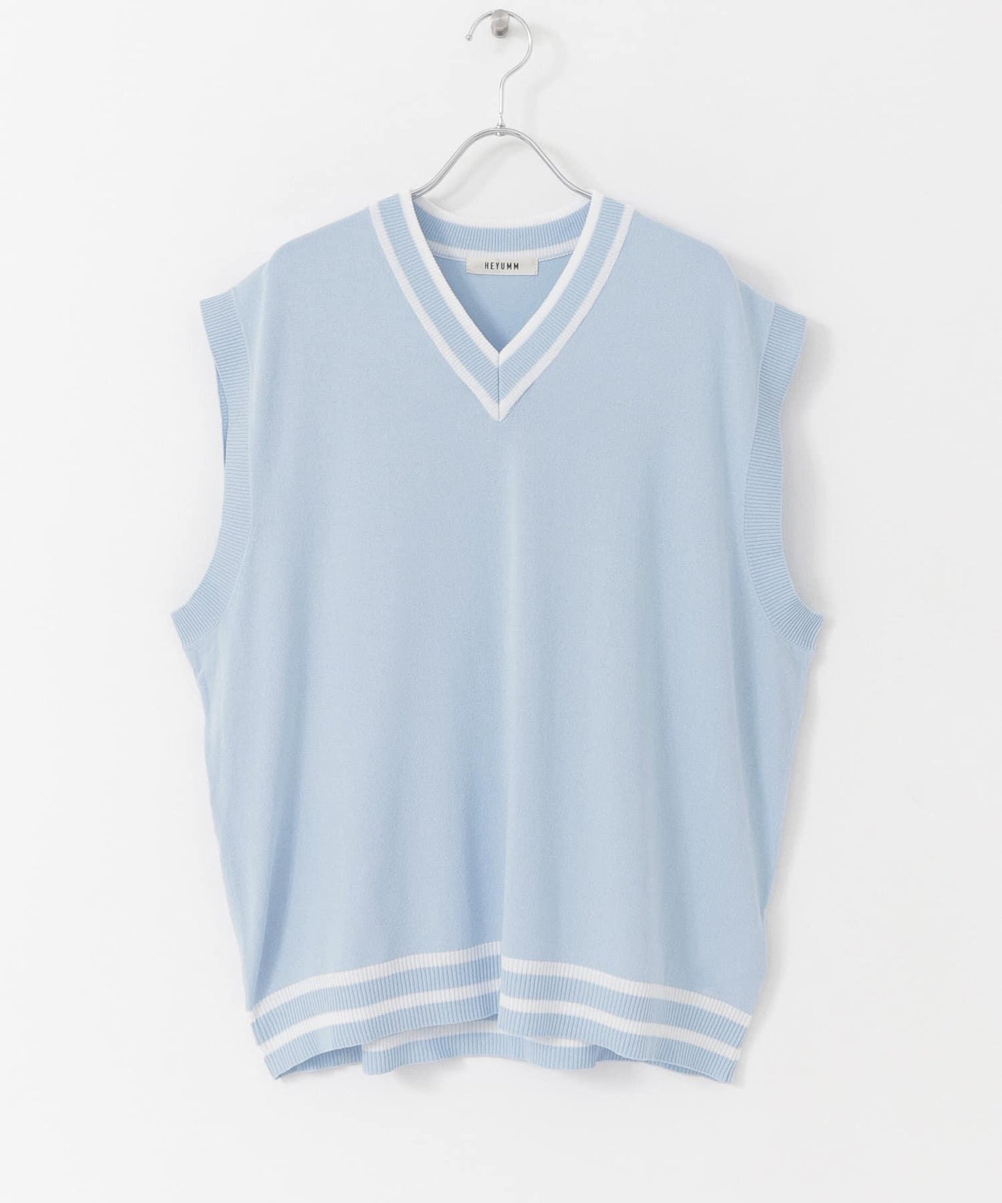 拼色夏季針織背心