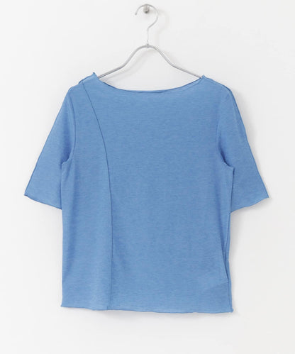 透膚彩色荷葉邊上衣