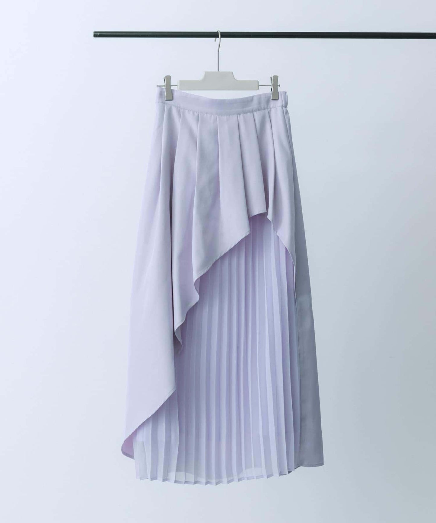 透視褶皺層疊半身裙