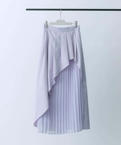 透視褶皺層疊半身裙