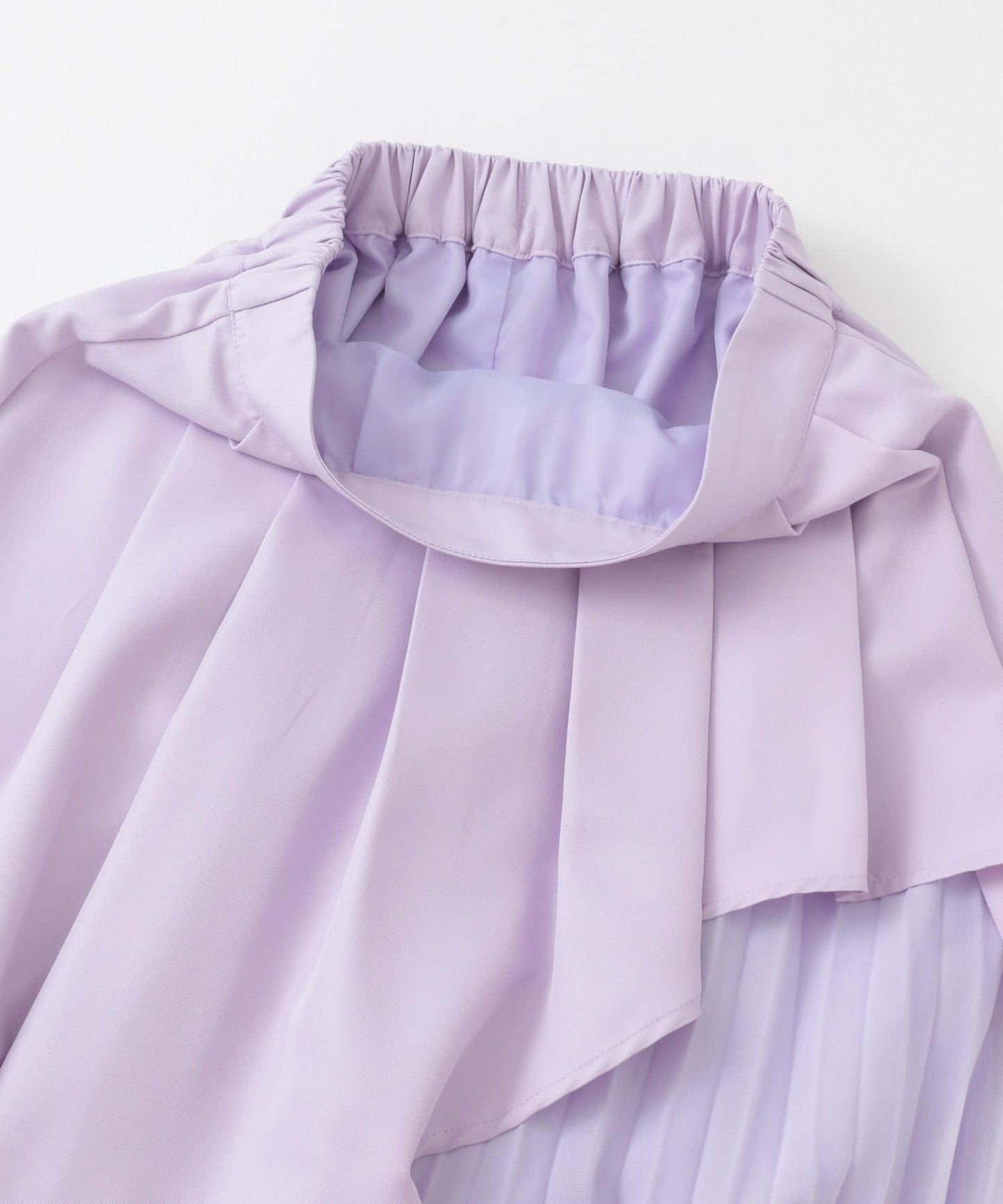 透視褶皺層疊半身裙