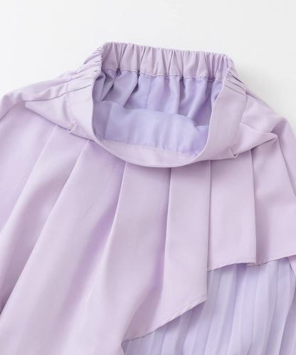 透視褶皺層疊半身裙