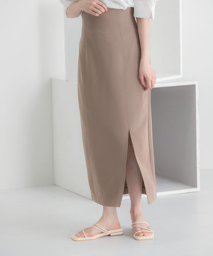 彈力開叉半身裙