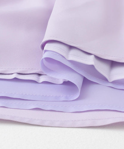 透視褶皺層疊半身裙