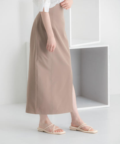 彈力開叉半身裙