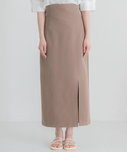 彈力開叉半身裙