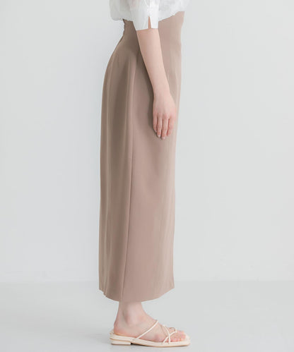 彈力開叉半身裙