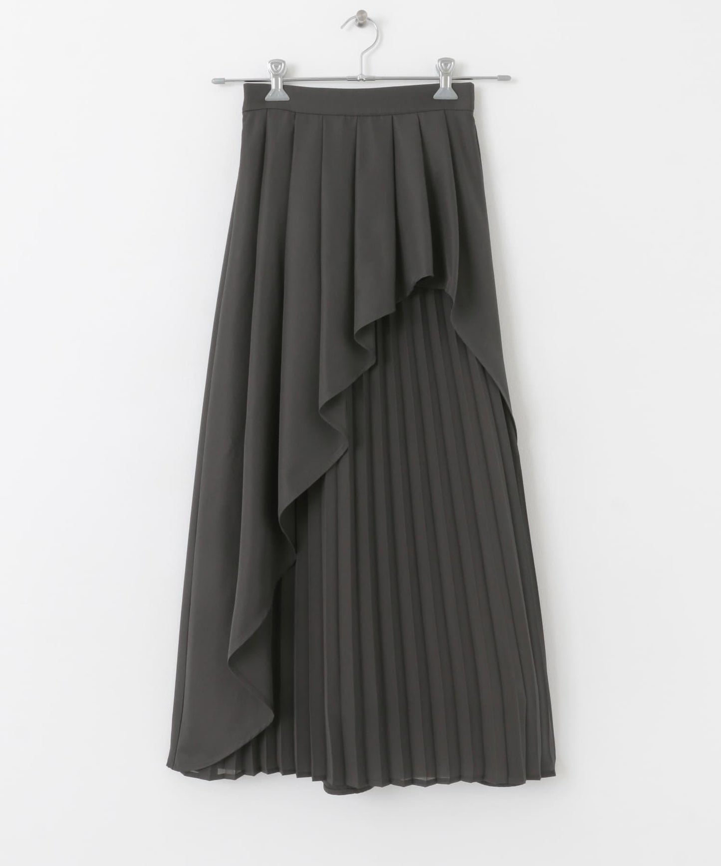 透視褶皺層疊半身裙