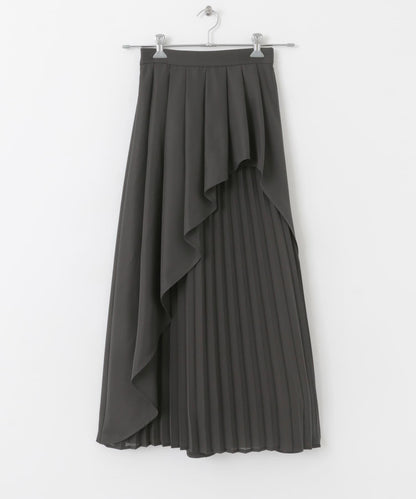 透視褶皺層疊半身裙