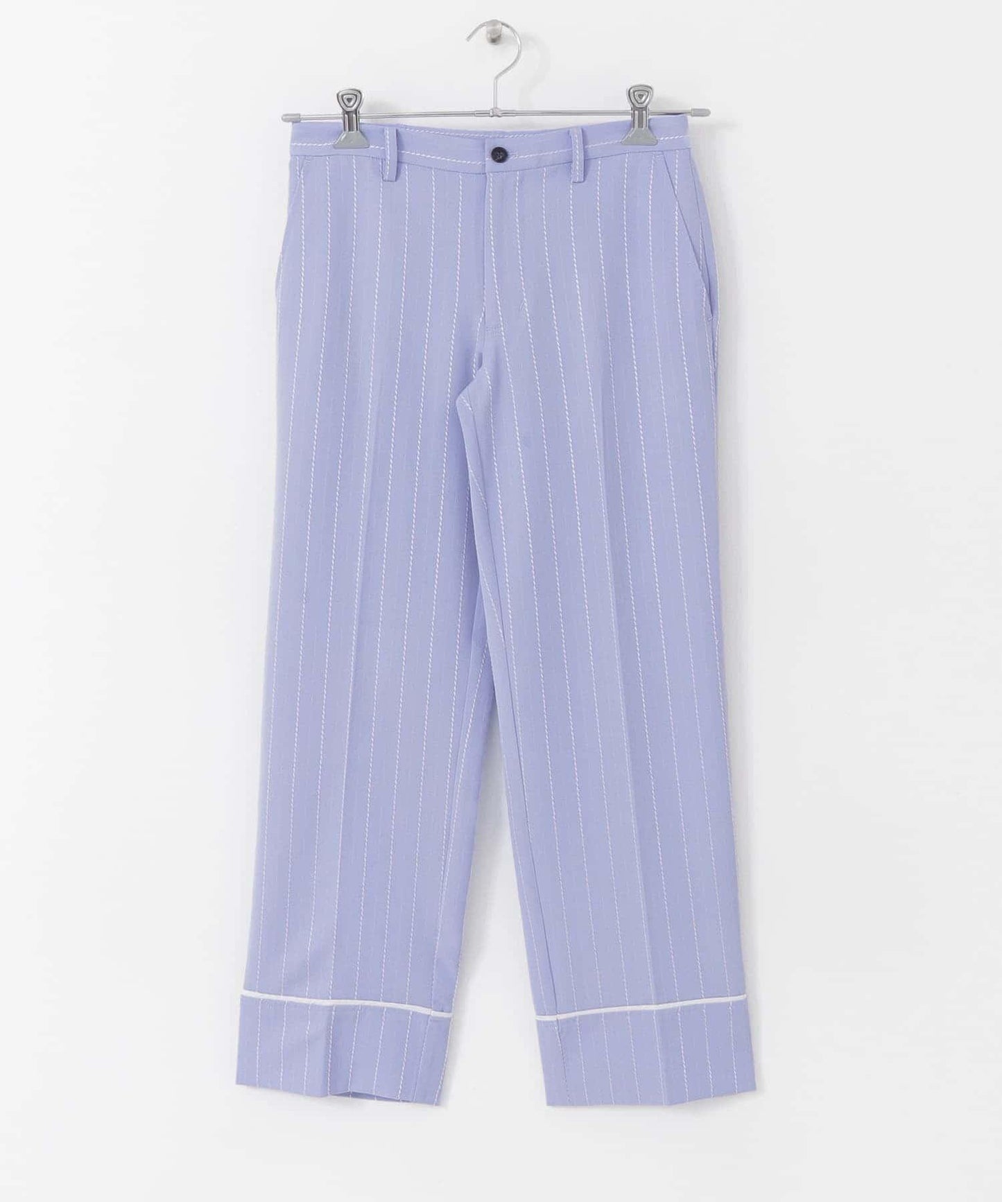 修身顯瘦彩色西裝褲