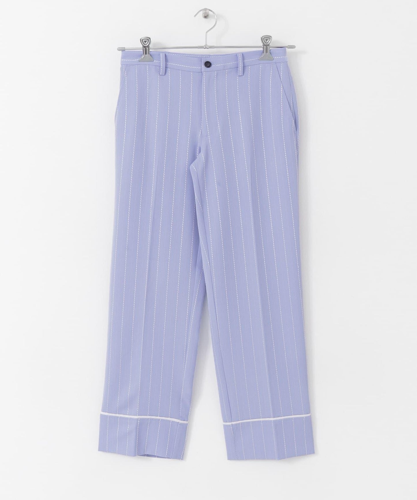 修身顯瘦彩色西裝褲