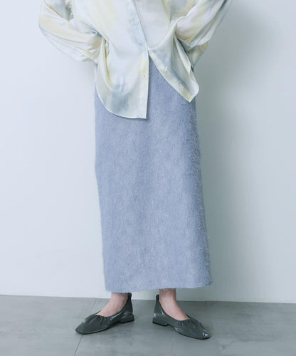 提花流蘇半身裙