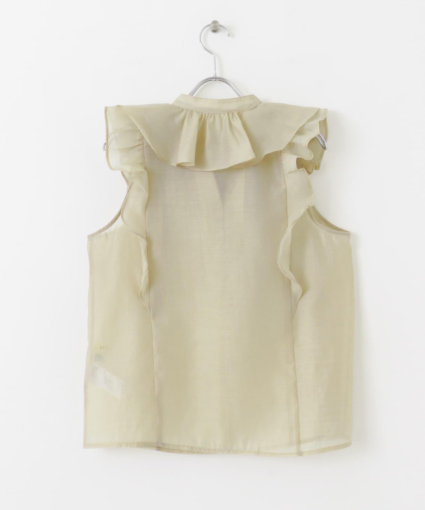 薄紗荷葉邊襯衫