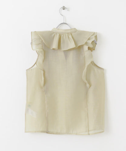 薄紗荷葉邊襯衫