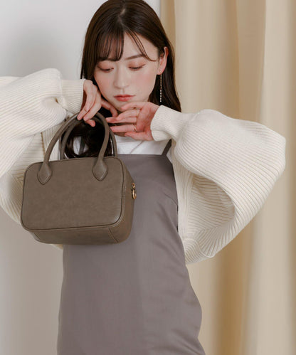 羅紋針織開衫披肩