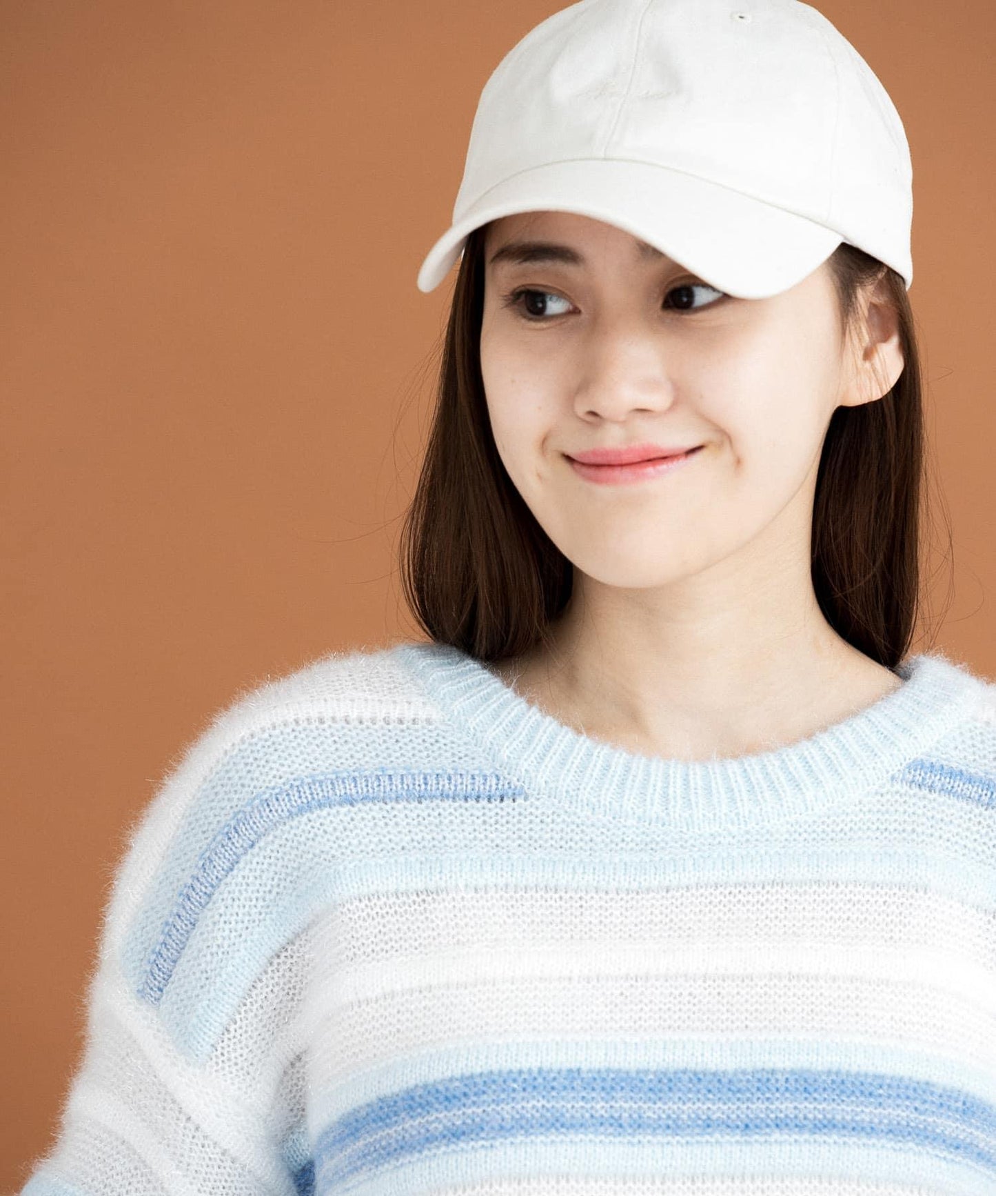 亮片條紋針織上衣