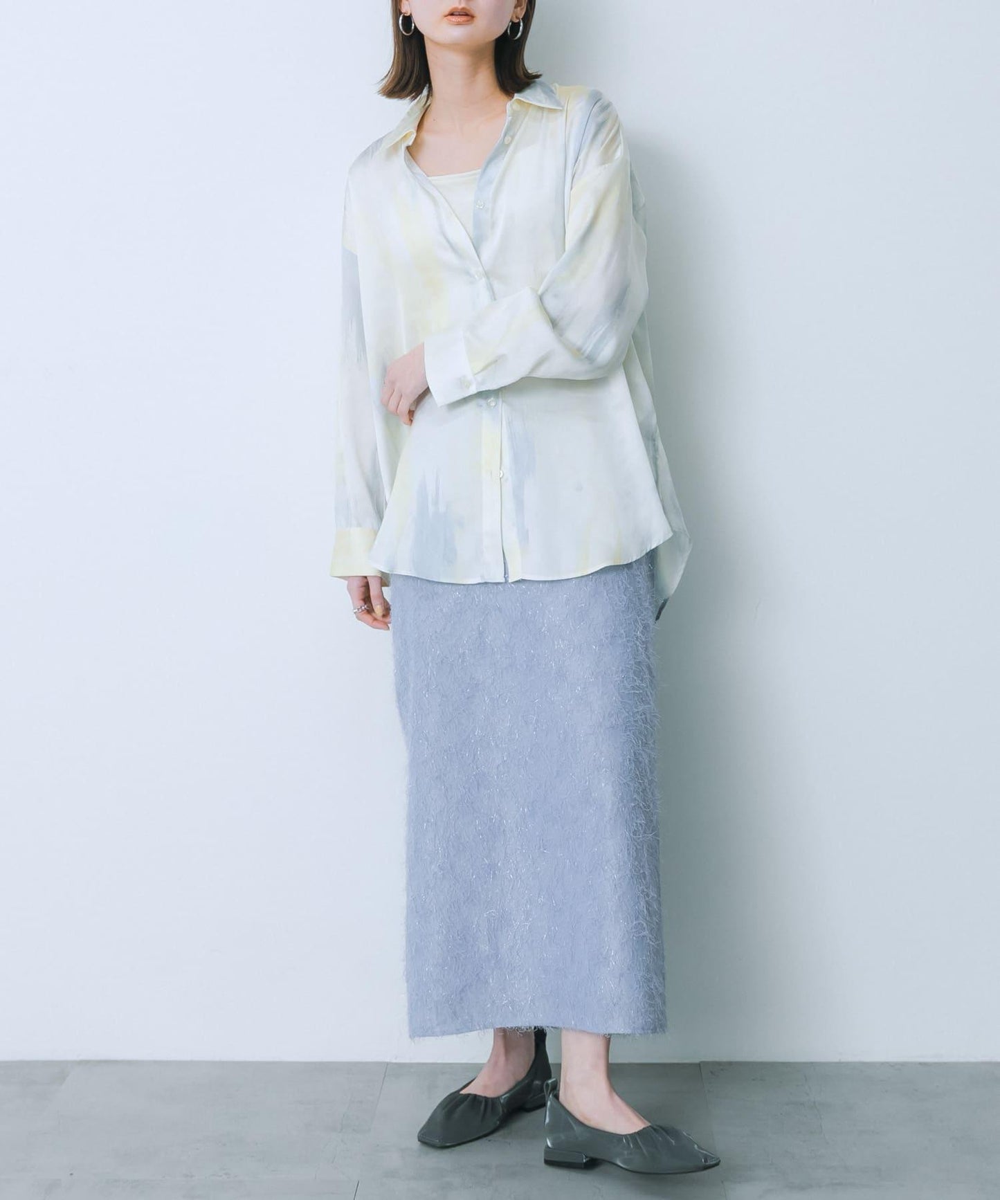 提花流蘇半身裙