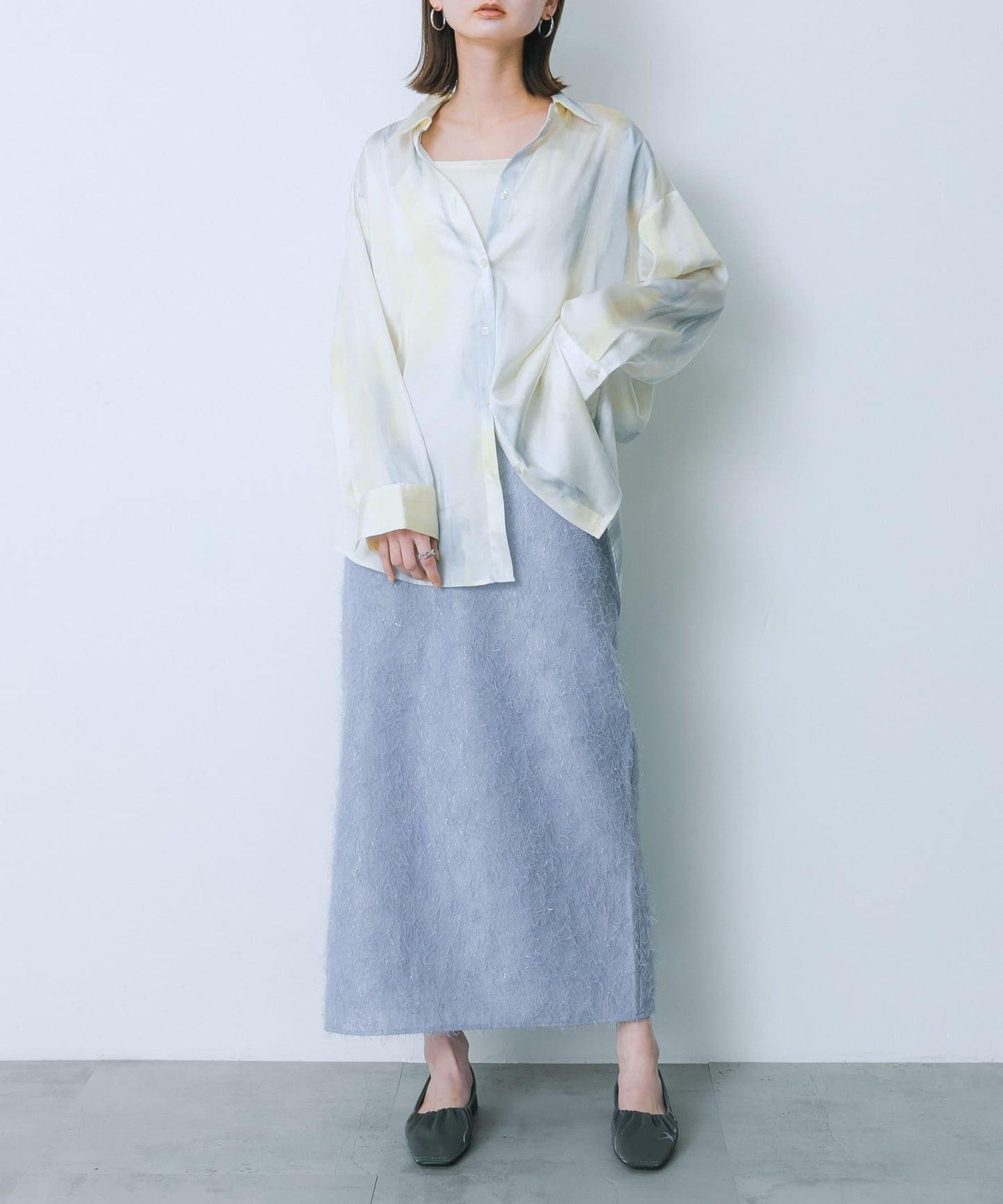 提花流蘇半身裙