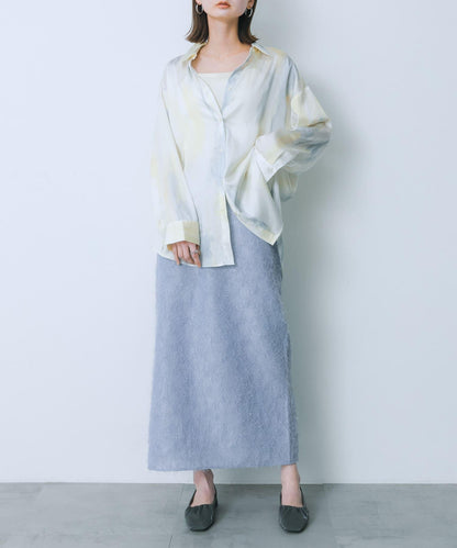 提花流蘇半身裙