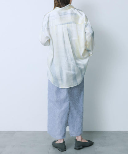 提花流蘇半身裙