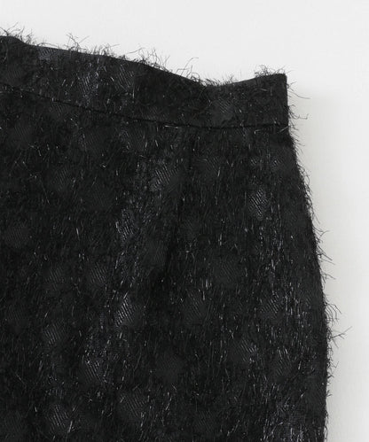 提花流蘇半身裙