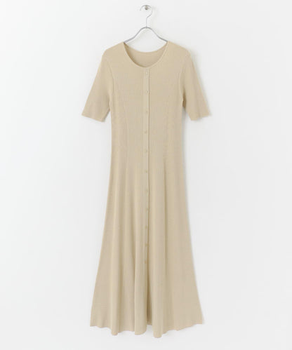 羅紋設計針織連衣裙