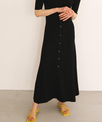 羅紋設計針織連衣裙