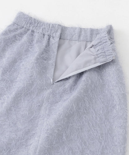 提花流蘇半身裙