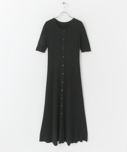 羅紋設計針織連衣裙