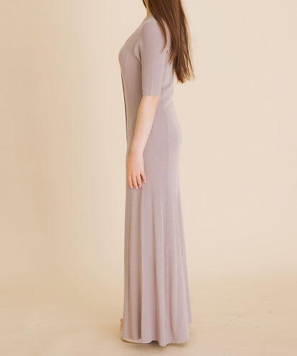 羅紋設計針織連衣裙