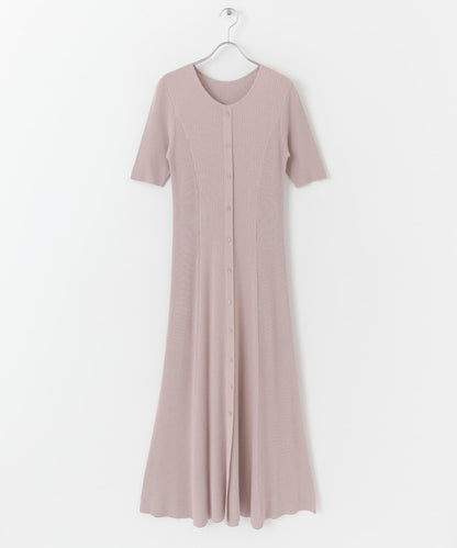 羅紋設計針織連衣裙