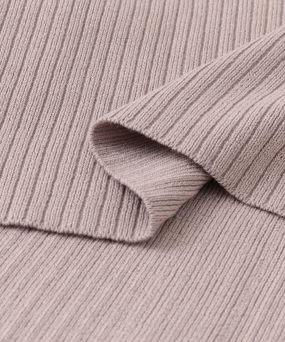 羅紋設計針織連衣裙