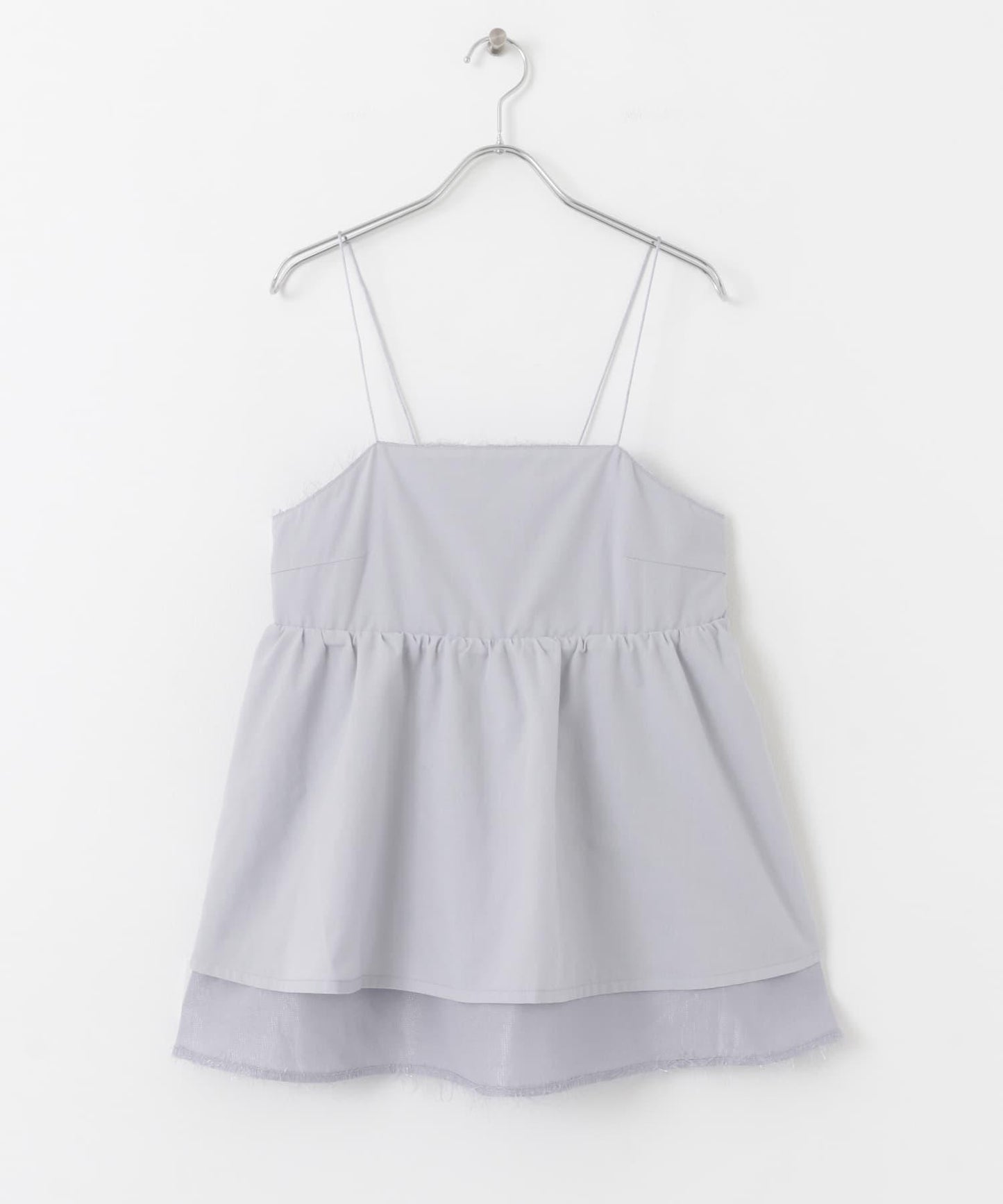 提花流蘇吊帶上衣