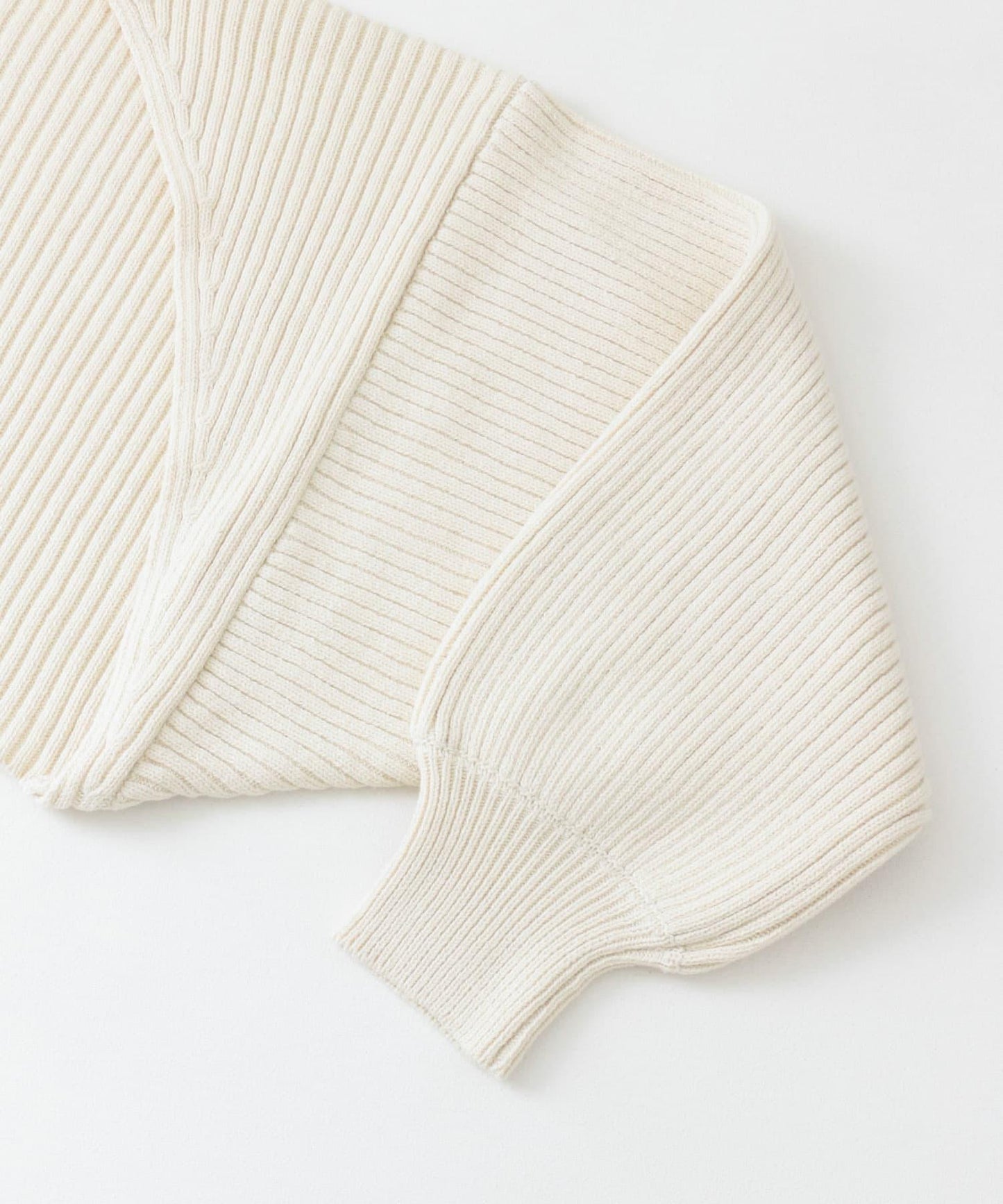 羅紋針織開衫披肩