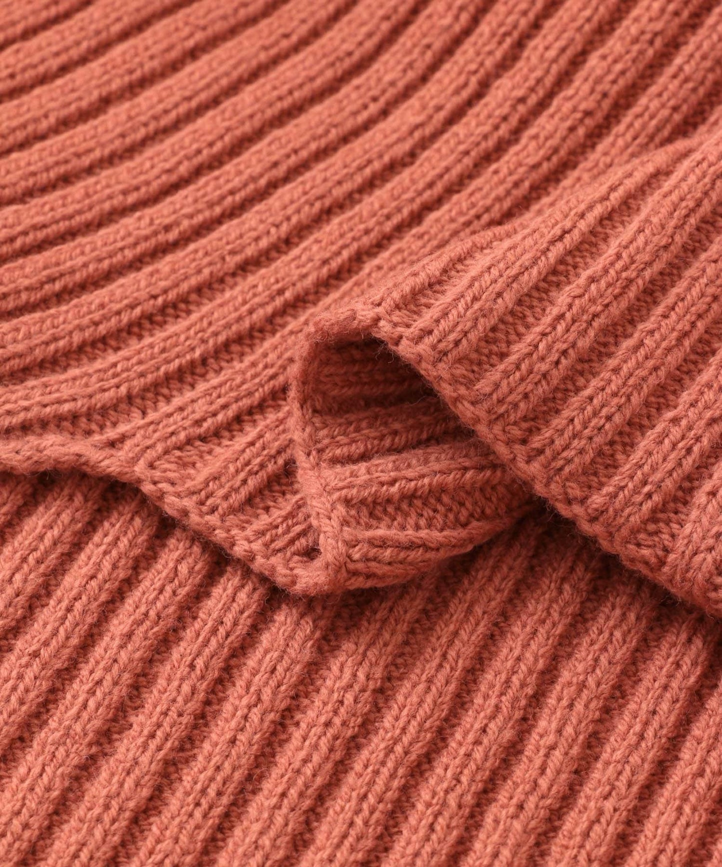 羅紋針織開衫披肩