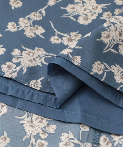 背部設計花卉連衣裙