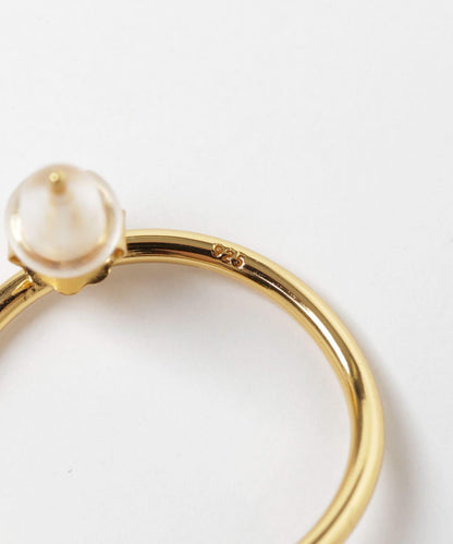 SMELLY so’彎曲圓環耳釘