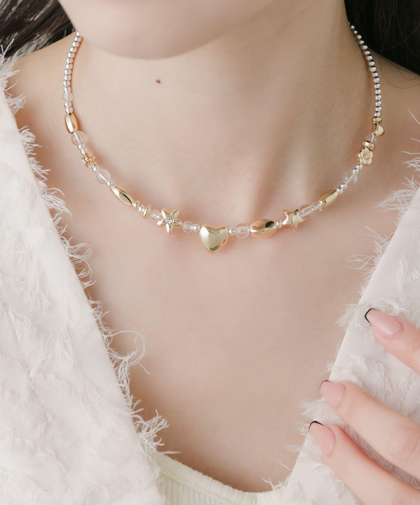 圖案裝飾頸圈項鍊