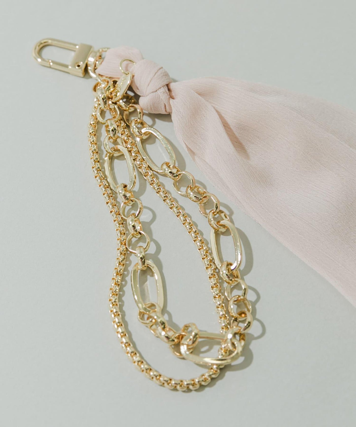 金屬配件蝴蝶結鑰匙鏈