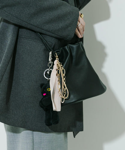 金屬配件蝴蝶結鑰匙鏈