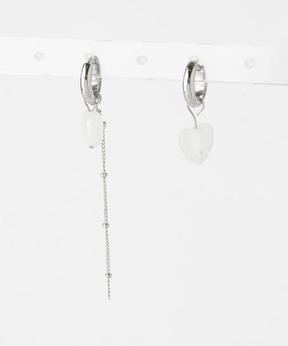 不鏽鋼愛心吊墜兩用耳環