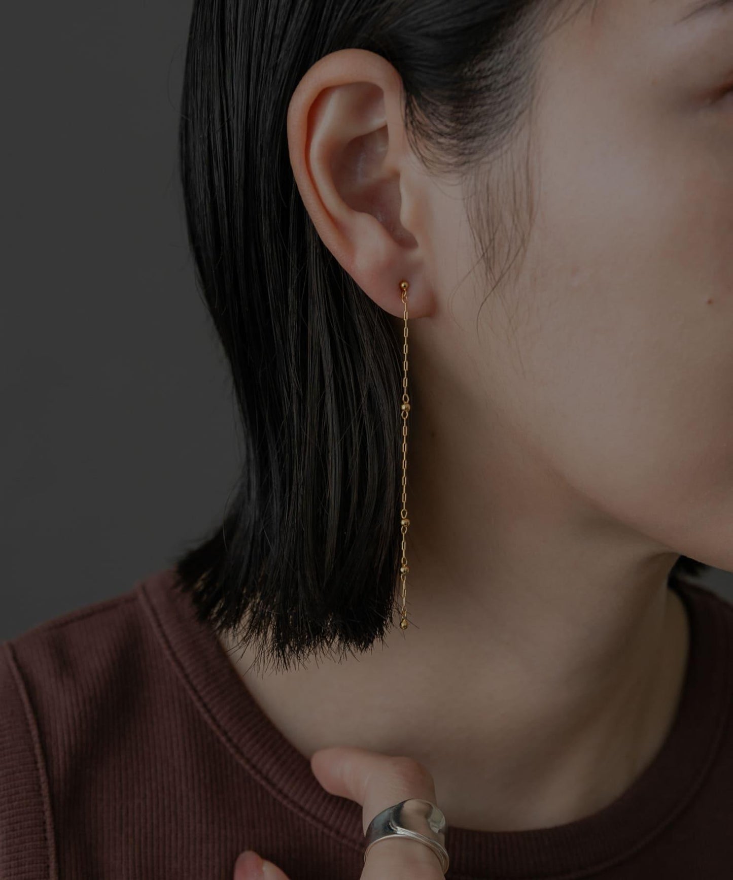 SMELLY so’組合鏈條耳環