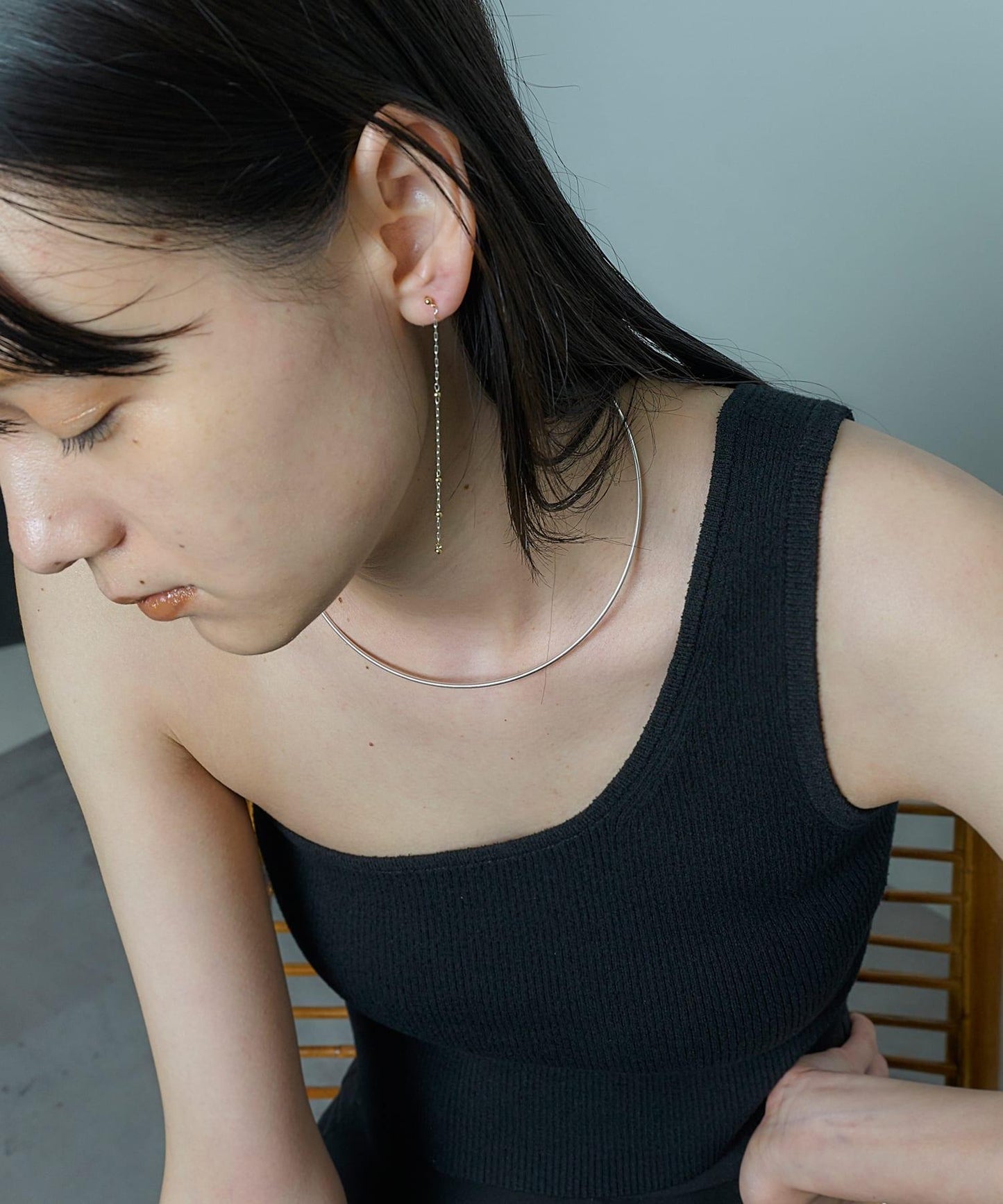 SMELLY so’組合鏈條耳環