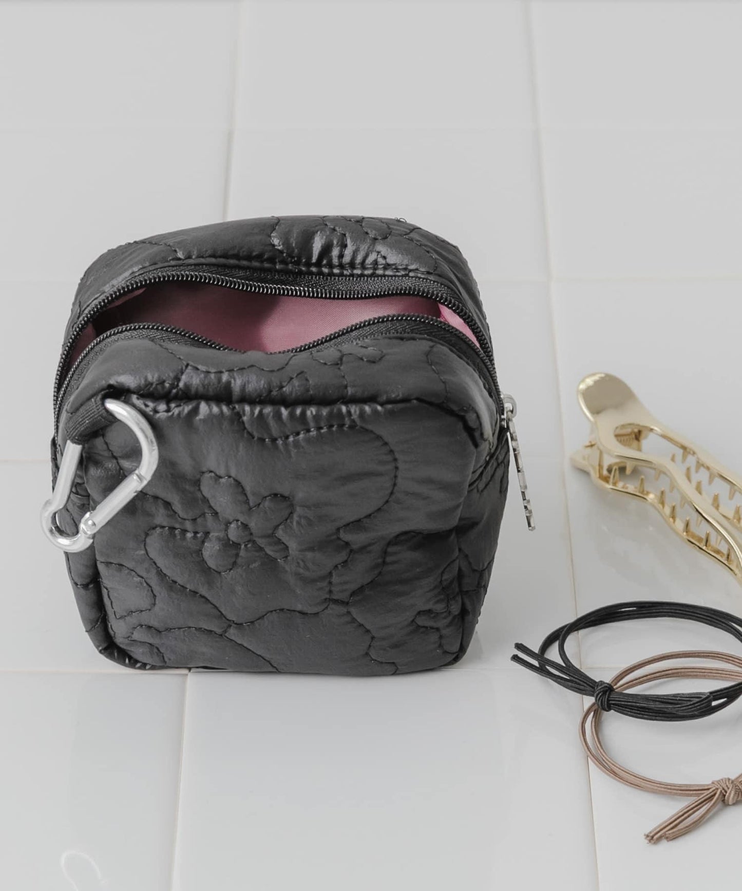 花卉絎縫迷你收納包