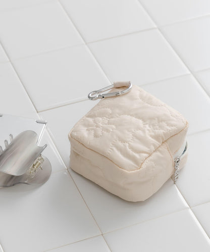 花卉絎縫迷你收納包