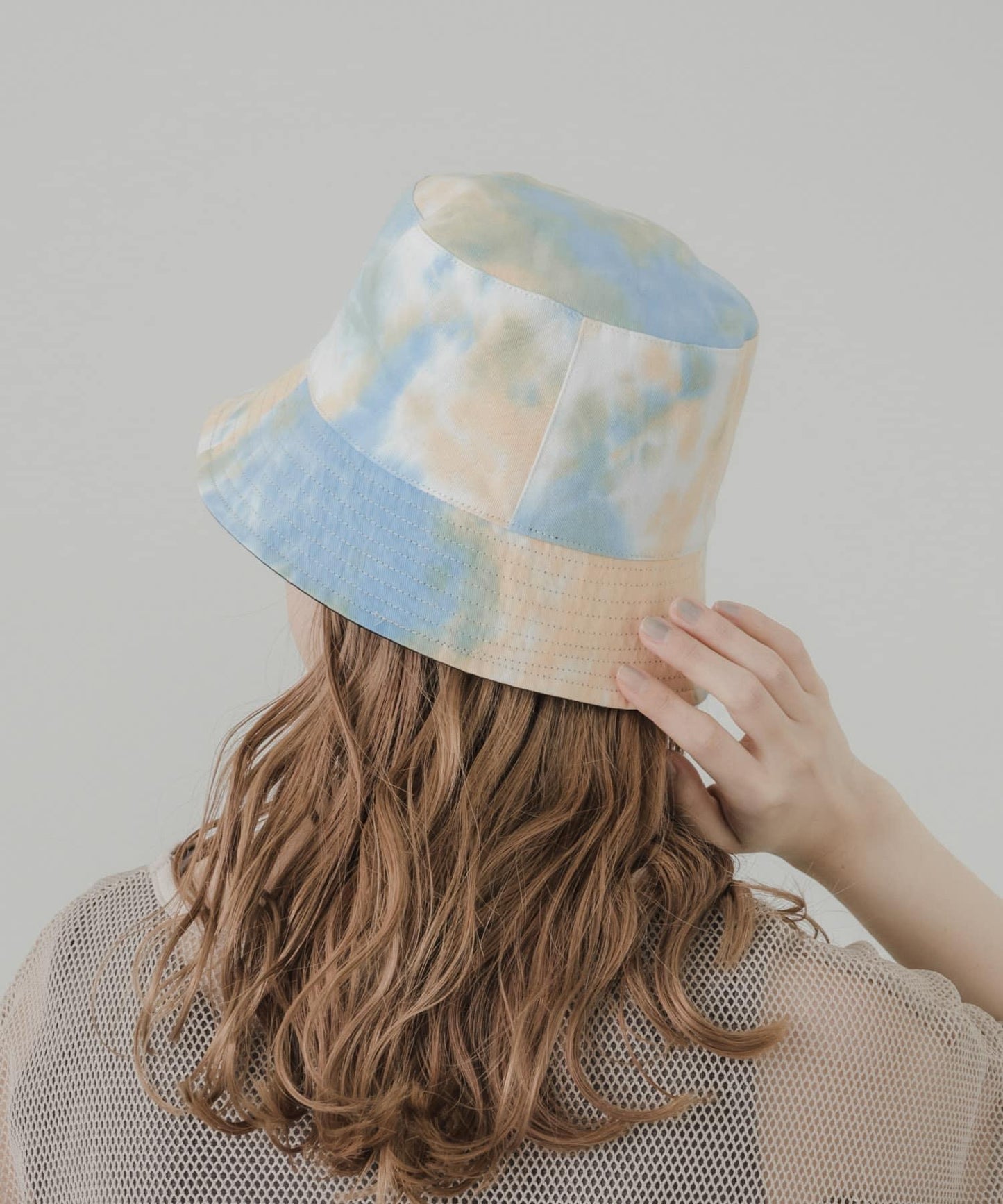 雙面可用扎染漁夫帽