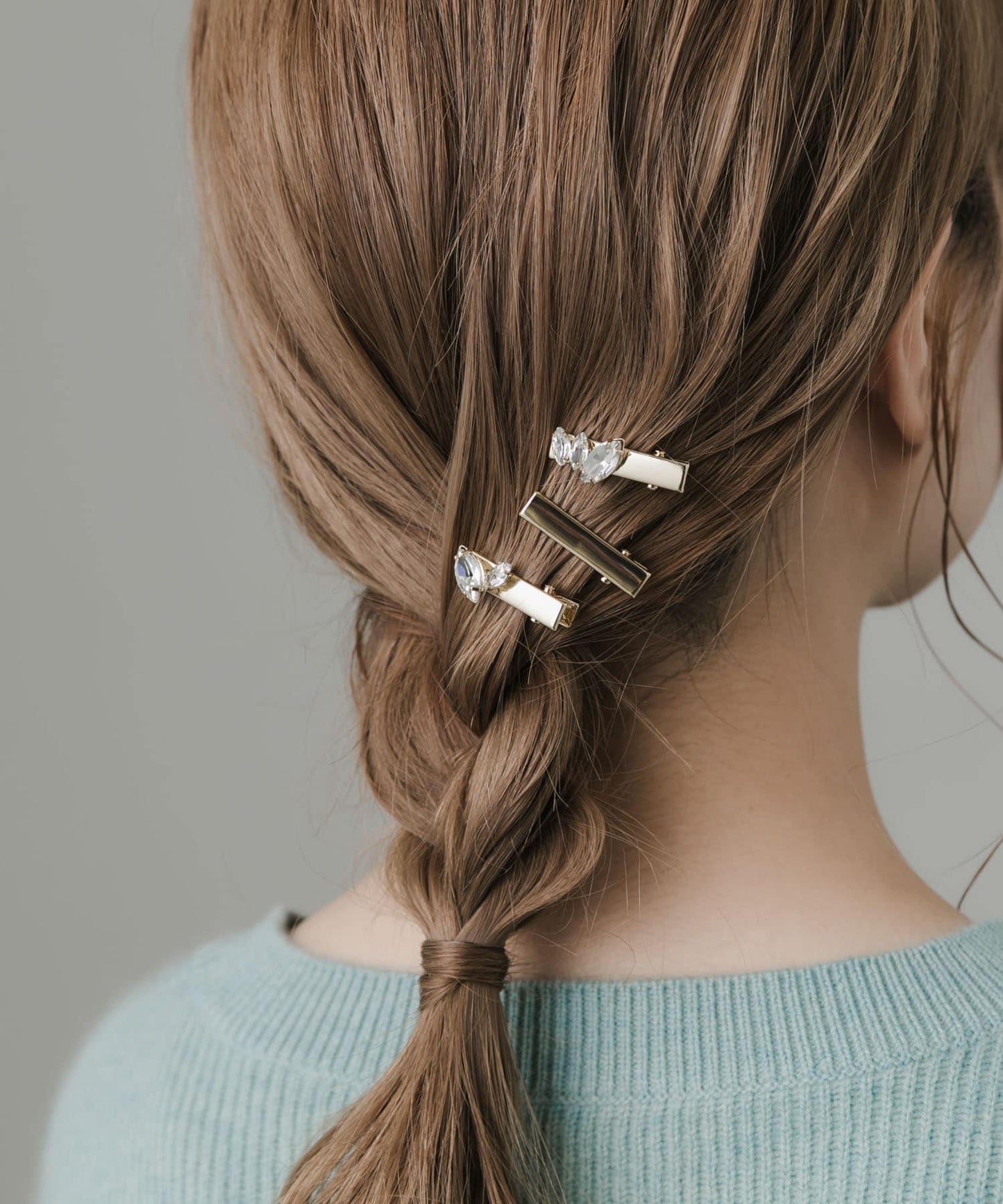 金屬飾品三件套髮夾